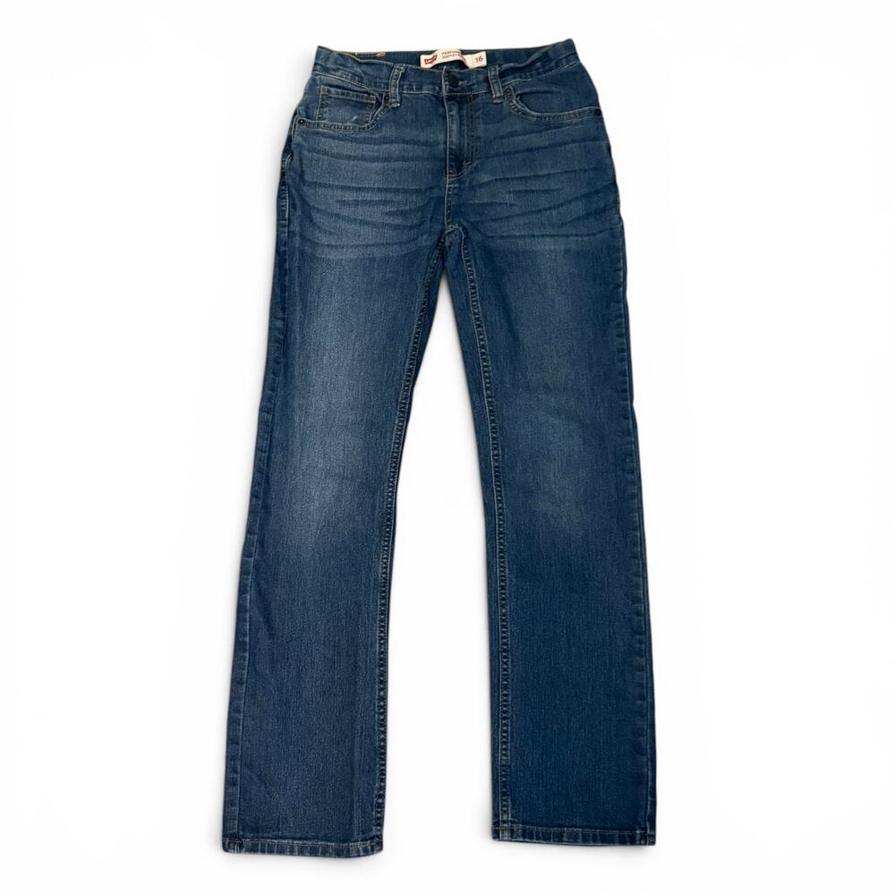 Levi's 514 Boy's Regular Blue Jeans EUC Size 16 28"x30"